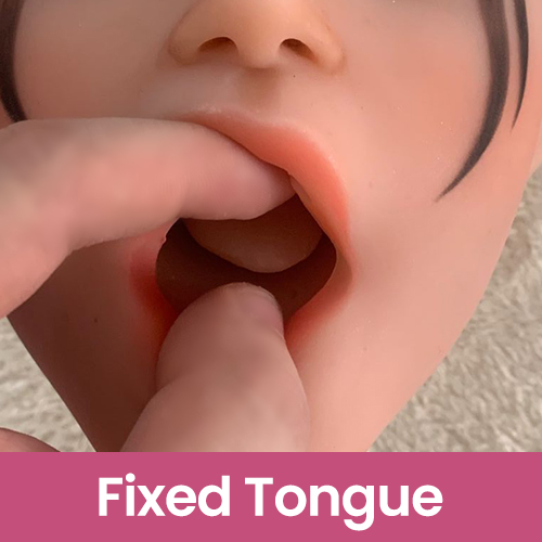 Textured mouth with fixed tongue [+€25]