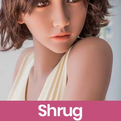 Kostra s pokrčením rameny