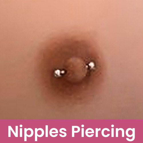 Brustwarzenpiercing [+€15]
