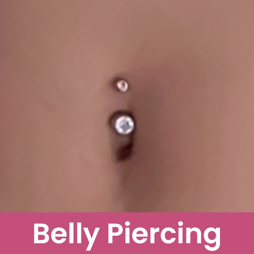 Belly piercing [+$  17]