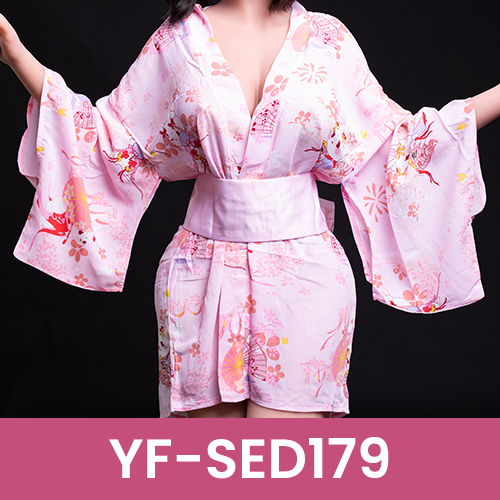SED179 Geisha dress - pink [+ 1 200 Kč]
